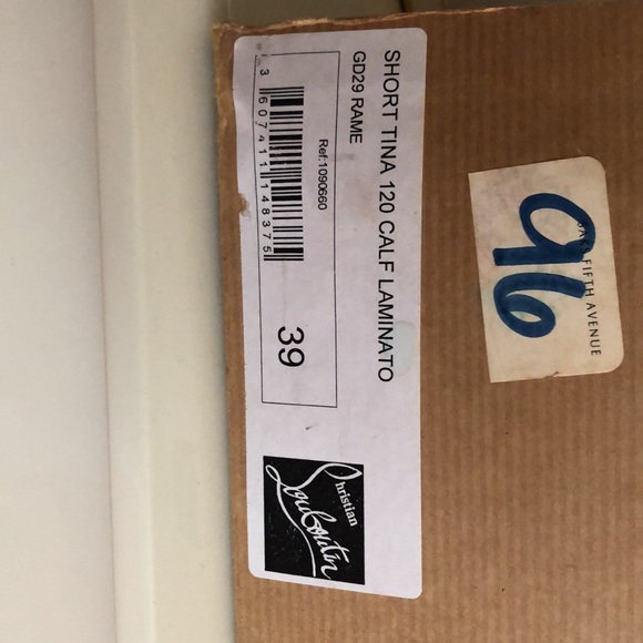 Christian Louboutin Short Tina 120 Fringe Pumps           New with Tags - Picture 7 of 8